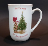 Rare 1978 Holly Hobbie Designer's Collection "Merry ways and Christmas Days" Christmas Mug