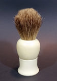 1940s Rubberset Pure Badger Hair Shaving Brush - Old King Rubberset Trademark - Made in Canada - Treasure Valley Antiques & Collectibles