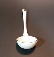 Antique 1918-1921 Noritake Morimura Bros. Handpainted Japan White Porcelain Ladle Spoon - Treasure Valley Antiques & Collectibles