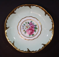 1952-1960 Paragon Fine Bone China England Mint with Mixed Flowers and Gold Trim Teacup Saucer