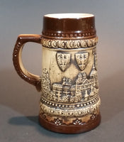 Modern Minitaure Raised Relief Praha Ceska Republika (Prague Czech Republic) Miniature Ceramic Stein - Treasure Valley Antiques & Collectibles