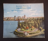 Rare 1947 Brockton Point, Stanley Park Souvenir Calendar Vancouver, British Columbia Canada Photographic Calendar - Treasure Valley Antiques & Collectibles