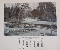 Rare 1947 Brockton Point, Stanley Park Souvenir Calendar Vancouver, British Columbia Canada Photographic Calendar - Treasure Valley Antiques & Collectibles