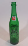 Vintage 1960s 7up 10 oz Green Glass 9 1/2" Soda Pop Bottle - Treasure Valley Antiques & Collectibles