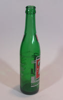 Vintage 1960s 7up 10 oz Green Glass 9 1/2" Soda Pop Bottle - Treasure Valley Antiques & Collectibles