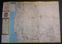 1976 Shell's Bicentennial Map of the Northwest Washington, Oregon N. Cali, Idaho, Montana, Wyoming, Utah, Colorado, Nevada - Treasure Valley Antiques & Collectibles