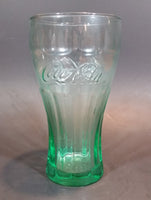 McDonalds Collectible Coca-Cola Coke Soda Pop 1961 Nostalgic Green 5 3/4" Tall Glass Cup - Treasure Valley Antiques & Collectibles