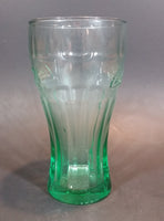 McDonalds Collectible Coca-Cola Coke Soda Pop 1961 Nostalgic Green 5 3/4" Tall Glass Cup - Treasure Valley Antiques & Collectibles