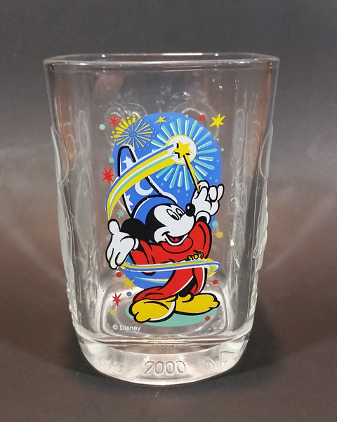 Collectible 2000 Mickey Mouse Epcot Theme Park Walt Disney World Anniversary McDonald's Glass Cup - Treasure Valley Antiques & Collectibles