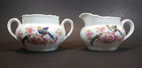 Vintage 1940s PK Unity Germany Birds of Paradise Creamer and Sugar Bowl without Lid - Numbered - Treasure Valley Antiques & Collectibles