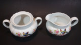 Vintage 1940s PK Unity Germany Birds of Paradise Creamer and Sugar Bowl without Lid - Numbered - Treasure Valley Antiques & Collectibles