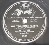 1950 Patti Page "Boogie Woogie Santa Claus" & "The Tennessee Waltz" 10" 78RPM Record - Treasure Valley Antiques & Collectibles