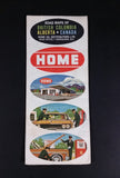 1965 Home Oil Distributors Vancouver Road Maps of British Columbia Alberta and Canada - Treasure Valley Antiques & Collectibles