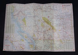 1965 Home Oil Distributors Vancouver Road Maps of British Columbia Alberta and Canada