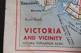 1965 Home Oil Distributors Vancouver Road Maps of British Columbia Alberta and Canada