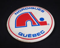 Vintage 1980s Quebec Nordiques NHL Hockey Button Pin - Treasure Valley Antiques & Collectibles