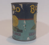 1950s Bordo Unsweetened Grapefruit Juice 20 Fluid Oz. Beverage Can - Canada Size - Treasure Valley Antiques & Collectibles