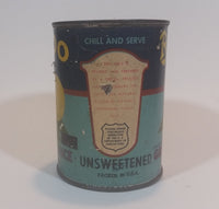 1950s Bordo Unsweetened Grapefruit Juice 20 Fluid Oz. Beverage Can - Canada Size - Treasure Valley Antiques & Collectibles