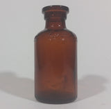 1920s Lysol Disenfectant Embossed Small Amber Glass Bottle - Cork Plug Top - Treasure Valley Antiques & Collectibles