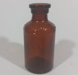 1920s Lysol Disenfectant Embossed Small Amber Glass Bottle - Cork Plug Top - Treasure Valley Antiques & Collectibles