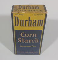 Vintage Rare Durham Corn Starch Box - The St. Lawrence Starch Company of Port Credit Ontario - Treasure Valley Antiques & Collectibles