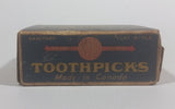 Rare Vintage Kaybee unique flat-style toothpicks Box - Keenan Woodenware - Box is Full - Treasure Valley Antiques & Collectibles