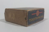 Rare Vintage Kaybee unique flat-style toothpicks Box - Keenan Woodenware - Box is Full - Treasure Valley Antiques & Collectibles