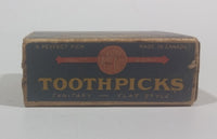 Rare Vintage Kaybee unique flat-style toothpicks Box - Keenan Woodenware - Box is Full - Treasure Valley Antiques & Collectibles