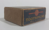 Rare Vintage Kaybee unique flat-style toothpicks Box - Keenan Woodenware - Box is Full - Treasure Valley Antiques & Collectibles