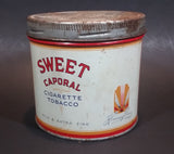 Vintage 1960s Sweet Caporal Cigarette Tobacco Tin with Lid - Imperial Tobacco - Treasure Valley Antiques & Collectibles