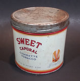 Vintage 1960s Sweet Caporal Cigarette Tobacco Tin with Lid - Imperial Tobacco - Treasure Valley Antiques & Collectibles