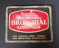 Vintage Boots Pure Drug Co. Ltd. Regesan Antiseptic Bronchial Lozenges Tin - Treasure Valley Antiques & Collectibles