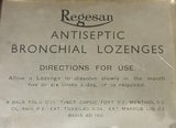 Vintage Boots Pure Drug Co. Ltd. Regesan Antiseptic Bronchial Lozenges Tin - Treasure Valley Antiques & Collectibles