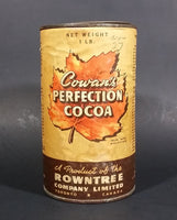 Antique 1920s Rowntree Cowan's Perfection Cocoa Tin - Treasure Valley Antiques & Collectibles