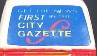 1982 Hot Wheels Mattel Rapid Transit "Get The News First In The City Gazette" City Bus Toy - Treasure Valley Antiques & Collectibles