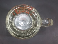 1972-1975 A & W Promotional Advertising United States Map Clear Glass Root Beer Mug - Treasure Valley Antiques & Collectibles