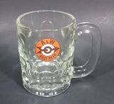 1961-1968 A & W Allen & Wright Soda Pop Beverage 4 1/4" Clear Glass Root Beer Mug - Treasure Valley Antiques & Collectibles