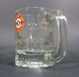 1961-1968 A & W Allen & Wright Soda Pop Beverage 4 1/4" Clear Glass Root Beer Mug - Treasure Valley Antiques & Collectibles