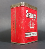 1940s Empress Seneca Brand Black Pepper Tin (Still has Pepper) - Treasure Valley Antiques & Collectibles