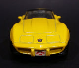 Maisto Yellow 1978 Chevy Corvette Diecast Car 1/39 Scale - Pull back Wind Up Toy - Treasure Valley Antiques & Collectibles