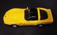 Maisto Yellow 1978 Chevy Corvette Diecast Car 1/39 Scale - Pull back Wind Up Toy - Treasure Valley Antiques & Collectibles