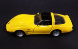 Maisto Yellow 1978 Chevy Corvette Diecast Car 1/39 Scale - Pull back Wind Up Toy - Treasure Valley Antiques & Collectibles