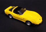 Maisto Yellow 1978 Chevy Corvette Diecast Car 1/39 Scale - Pull back Wind Up Toy - Treasure Valley Antiques & Collectibles