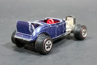 1969-70 Topper Johnny Lightning Custom '32 Ford Redlines Era Blue Die Cast Toy Car Vehicle - Treasure Valley Antiques & Collectibles