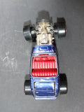 1969-70 Topper Johnny Lightning Custom '32 Ford Redlines Era Blue Die Cast Toy Car Vehicle - Treasure Valley Antiques & Collectibles