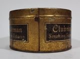 Antique Rock City Tobacco Clubman Cut Plug Smoking Pipe Tobacco Tin No Lid - Treasure Valley Antiques & Collectibles