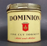 Vintage Dominion Mild & Mellow Fine Cut Tobacco Tin With Lid - Treasure Valley Antiques & Collectibles