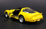 Maisto Yellow 1978 Chevy Corvette Diecast Car 1/39 Scale - Pull back Wind Up Toy - Treasure Valley Antiques & Collectibles