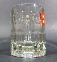 1961-1968 A & W Allen & Wright Soda Pop Beverage 4 1/4" Clear Glass Root Beer Mug - Treasure Valley Antiques & Collectibles