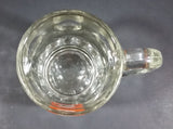 1961-1968 A & W Allen & Wright Soda Pop Beverage 4 1/4" Clear Glass Root Beer Mug - Treasure Valley Antiques & Collectibles